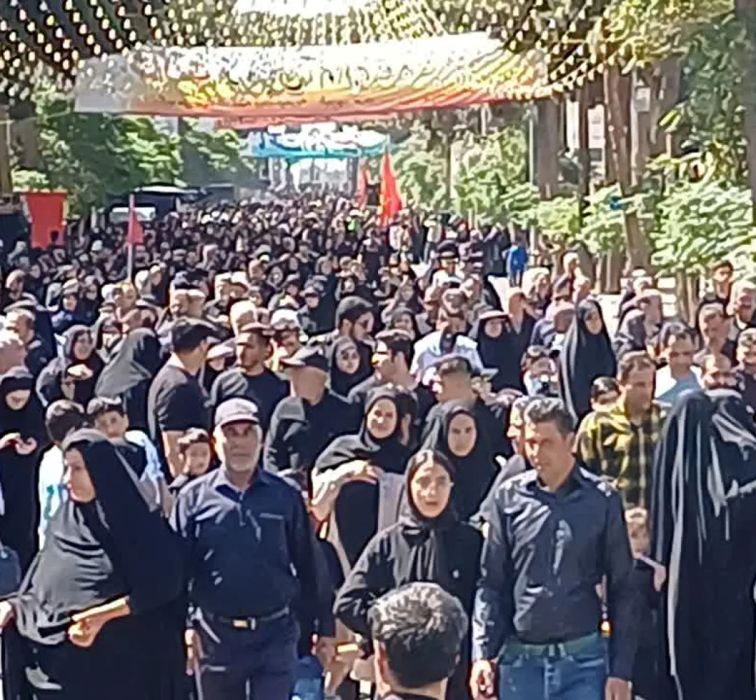 پیادهروی جاماندگان اربعین حسینی در تربتحیدریه+فیلم