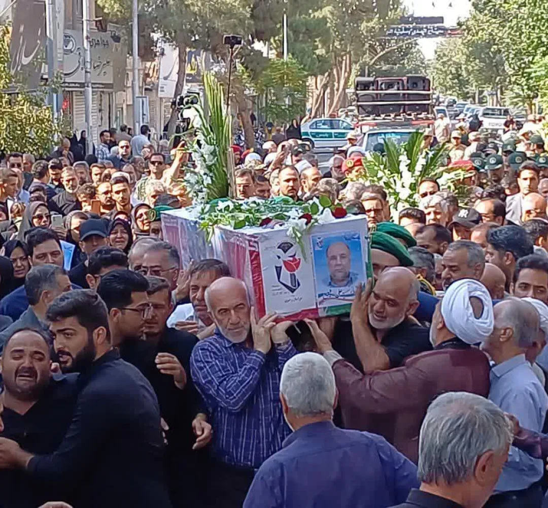 تشییع جانباز شهید رفیعی در کاشمر