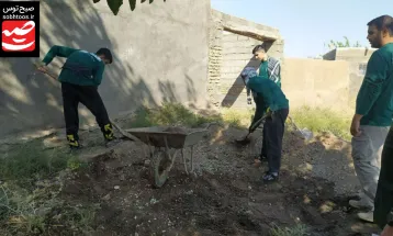 گروه جهادی مهدویون دانشگاه صنعتی‌شریف در منطقه کدکن