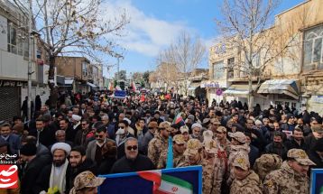 حضور حماسی کاشمری‌ها در جشن ۴۶ سالگی انقلاب