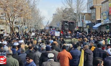 حضور حماسی کاشمری‌ها در جشن ۴۶ سالگی انقلاب