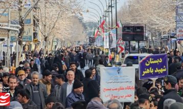 حضور حماسی کاشمری‌ها در جشن ۴۶ سالگی انقلاب