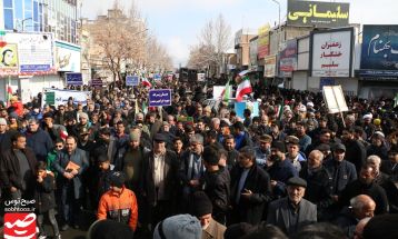 حضور حماسی کاشمری‌ها در جشن ۴۶ سالگی انقلاب