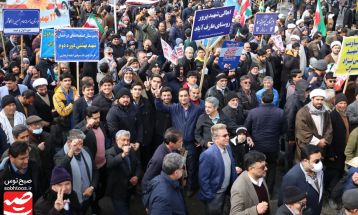 حضور حماسی کاشمری‌ها در جشن ۴۶ سالگی انقلاب