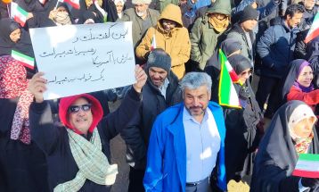 راهپیمایی مردم همیشه در صحنه نیشابور در ۲۲بهمن