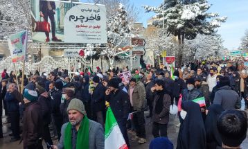 راهپیمایی مردم همیشه در صحنه نیشابور در ۲۲بهمن