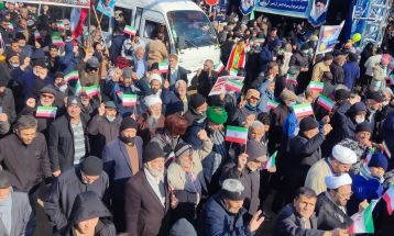 راهپیمایی مردم همیشه در صحنه نیشابور در ۲۲بهمن