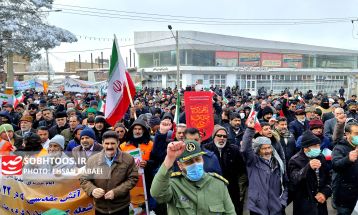 تاریخ‌سازی مردم سرخس در راهپیمایی ۲۲ بهمن ۱۴۰۳