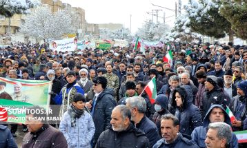 تاریخ‌سازی مردم سرخس در راهپیمایی ۲۲ بهمن ۱۴۰۳