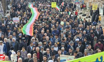 همبستگی مردم خلیل‌آباد در جشن انقلاب