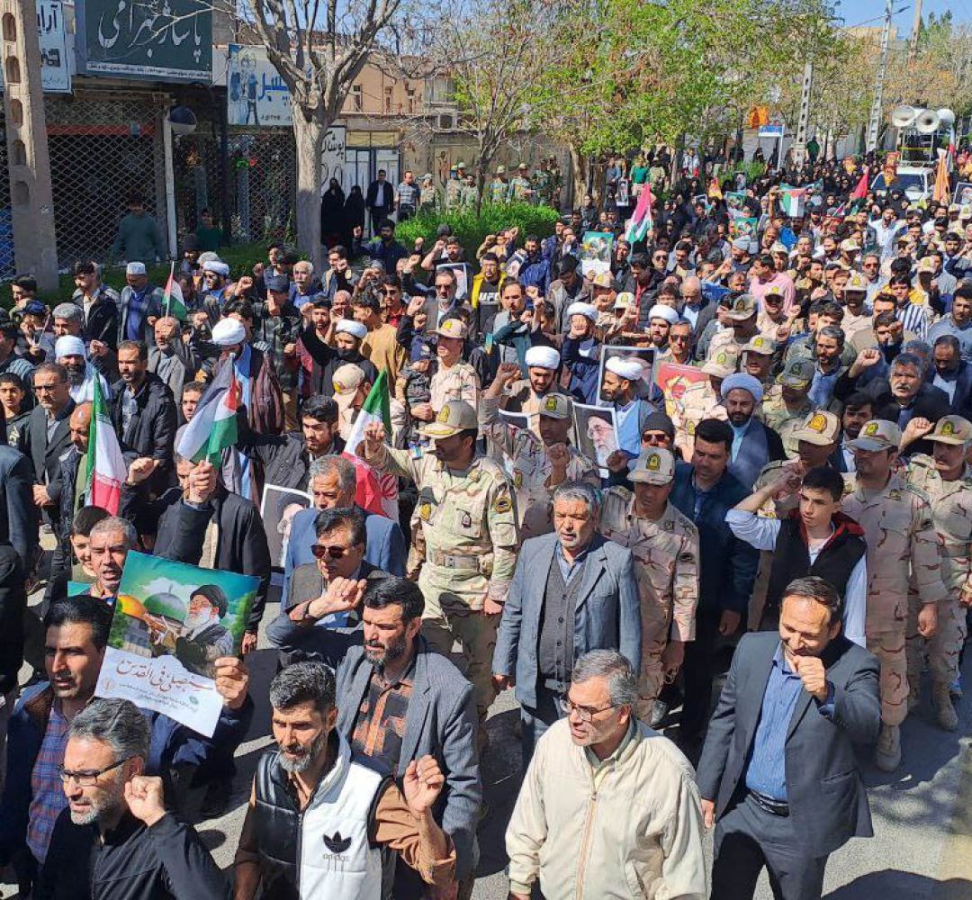 خروش انقلابی مردم تایباد در روز جهانی قدس