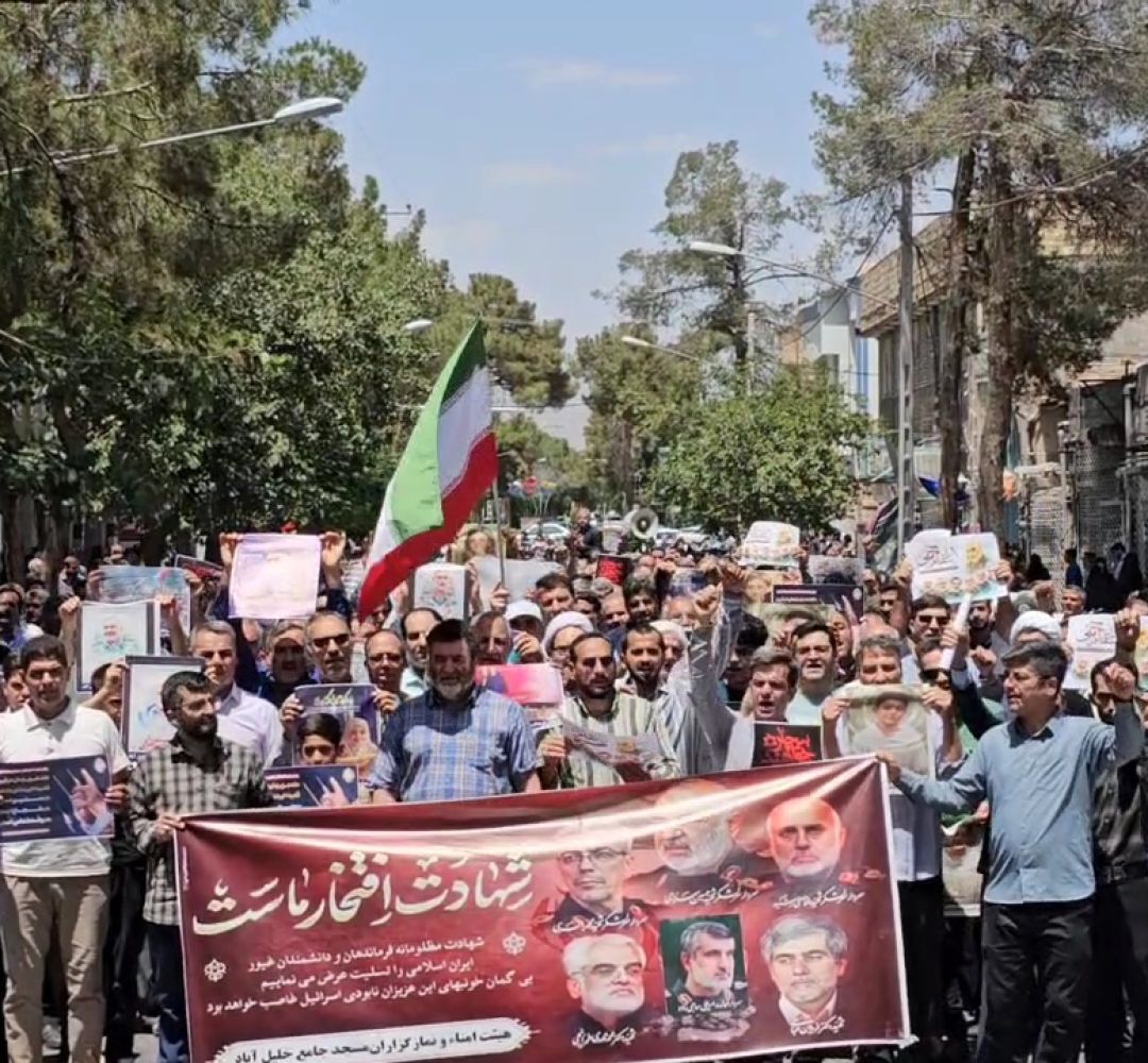 حضور حماسی خلیل‌آبادی‌ها در دفاع از میهن