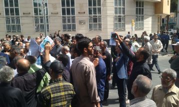 مراسم تشییع پیکر شهید مهدی حجت‌پناه در سبزوار