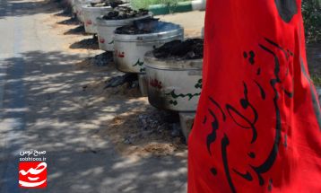 پخت 72 دیگ غذای نذری در قوچان