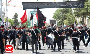 آئین سوگواری تاسوعای حسینی در قوچان
