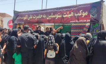 ۷۰ هزار عزادار حسینی در عاشورای فدیشه میان‌جلگه