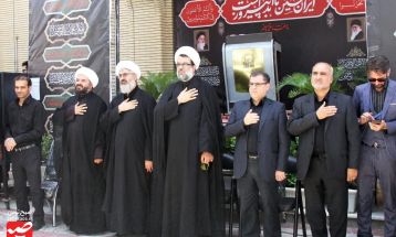 زیارتگاه شهید مدرس (ره) کاشمر میزبان عاشقان حسینی