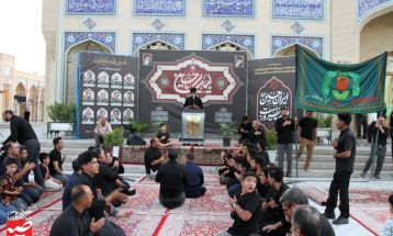 زیارتگاه شهید مدرس (ره) کاشمر میزبان عاشقان حسینی