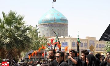 زیارتگاه شهید مدرس (ره) کاشمر میزبان عاشقان حسینی