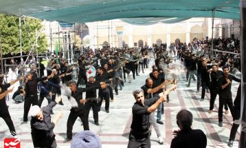 زیارتگاه شهید مدرس (ره) کاشمر میزبان عاشقان حسینی