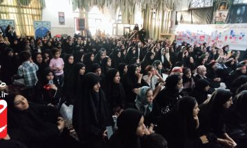 اجتماع ۵۰۰ نفری دختران عاشورایی در نیشابور