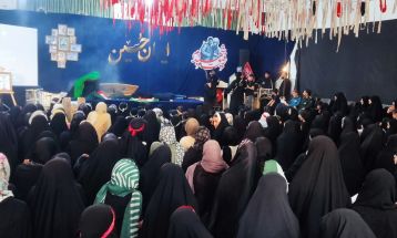 اجتماع ۵۰۰ نفری دختران عاشورایی در نیشابور