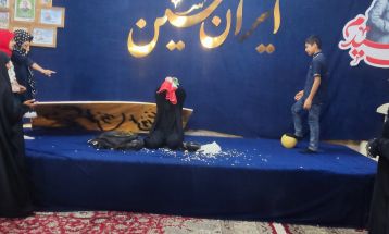 اجتماع ۵۰۰ نفری دختران عاشورایی در نیشابور