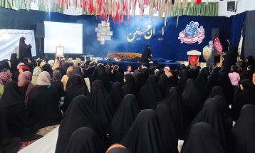 اجتماع ۵۰۰ نفری دختران عاشورایی در نیشابور