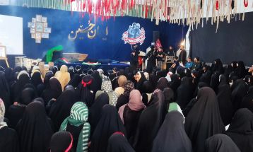 اجتماع ۵۰۰ نفری دختران عاشورایی در نیشابور