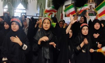 اجتماع ۵۰۰ نفری دختران عاشورایی در نیشابور
