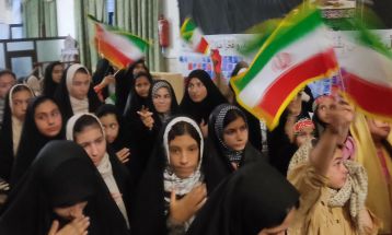 اجتماع ۵۰۰ نفری دختران عاشورایی در نیشابور