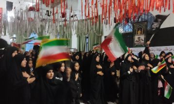 اجتماع ۵۰۰ نفری دختران عاشورایی در نیشابور