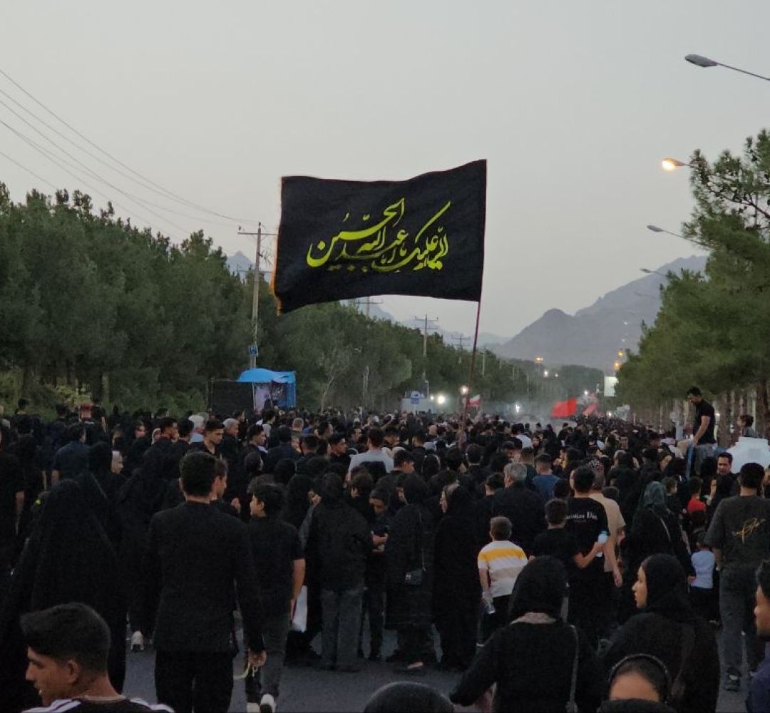 مراسم آئینی جاماندگان اربعین حسینی در کاشمر